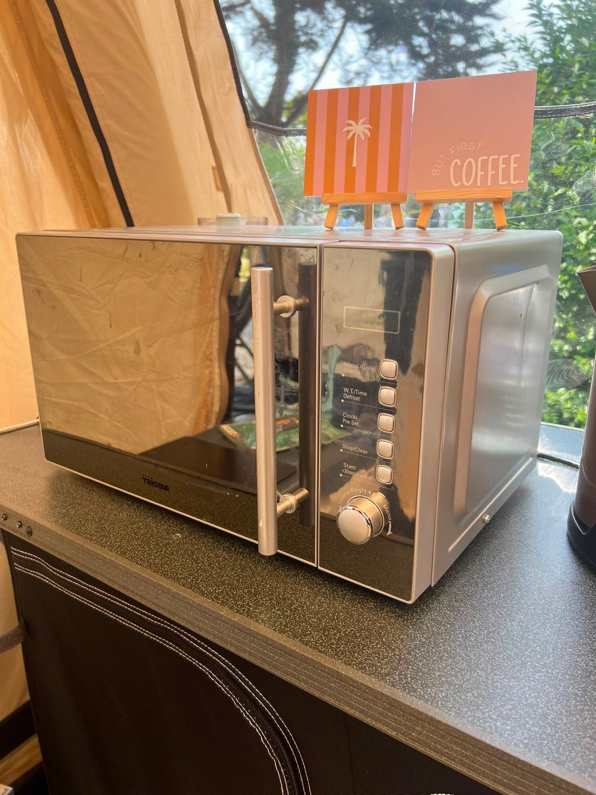 Tristar Combimagnetron - Zo goed als nieuw, Witgoed en Apparatuur, Magnetrons, Zo goed als nieuw, Vrijstaand, Combimagnetron, 45 tot 60 cm