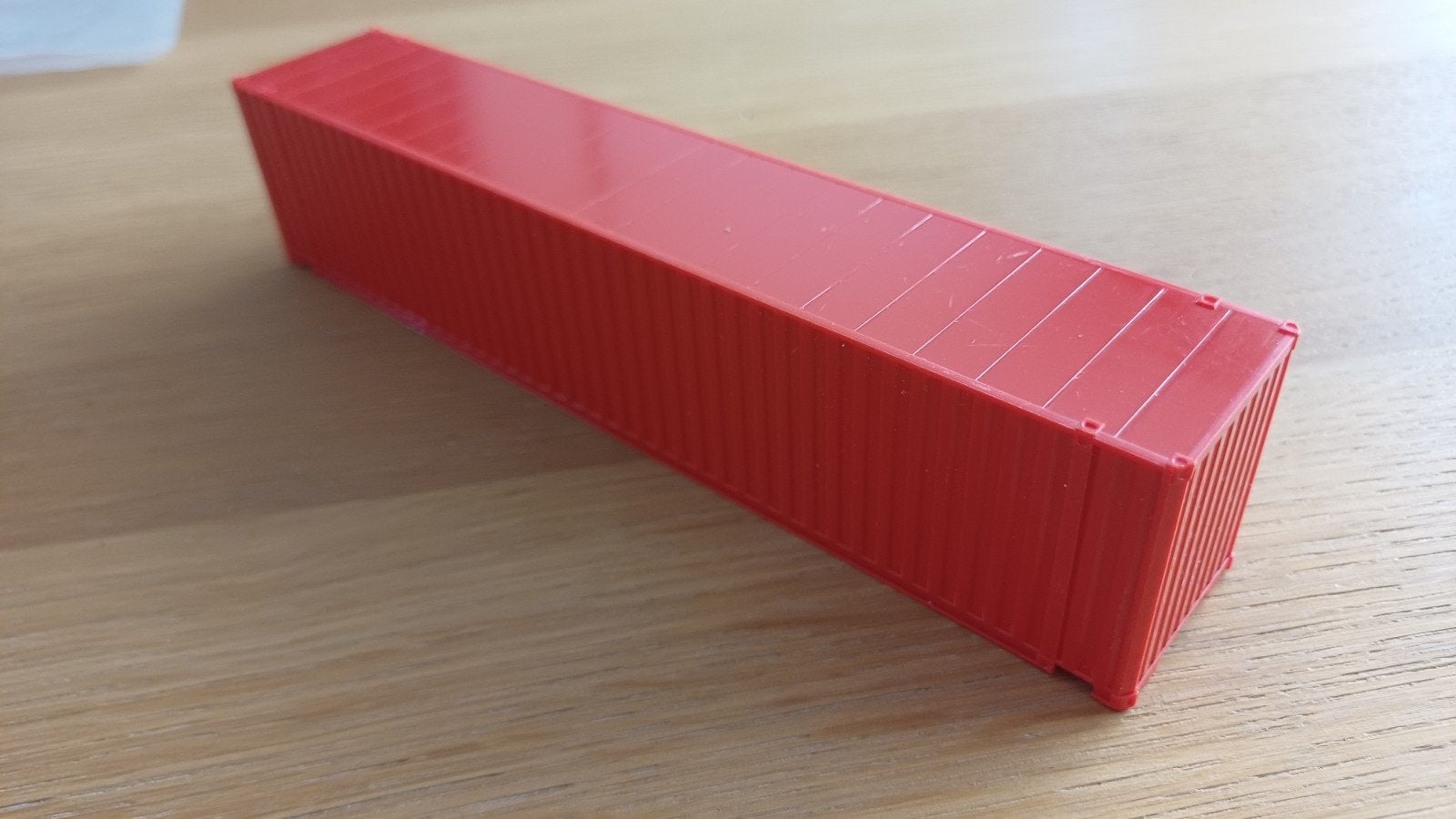 Herpa rode 45ft container, Hobby en Vrije tijd, Modelauto's | 1:87, Nieuw, Bus of Vrachtwagen, Herpa, Ophalen of Verzenden