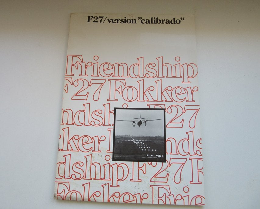 Friendship F27 brochure version calibrado, Verzenden, Gebruikt, Overige typen