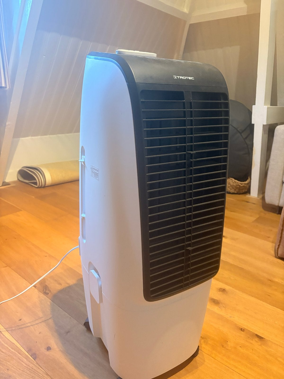 Trotec PAE51 Luchtkoeler met ventilator en afstandsbediening, Ophalen, Gebruikt, Minder dan 60 m³, 3 snelheden of meer