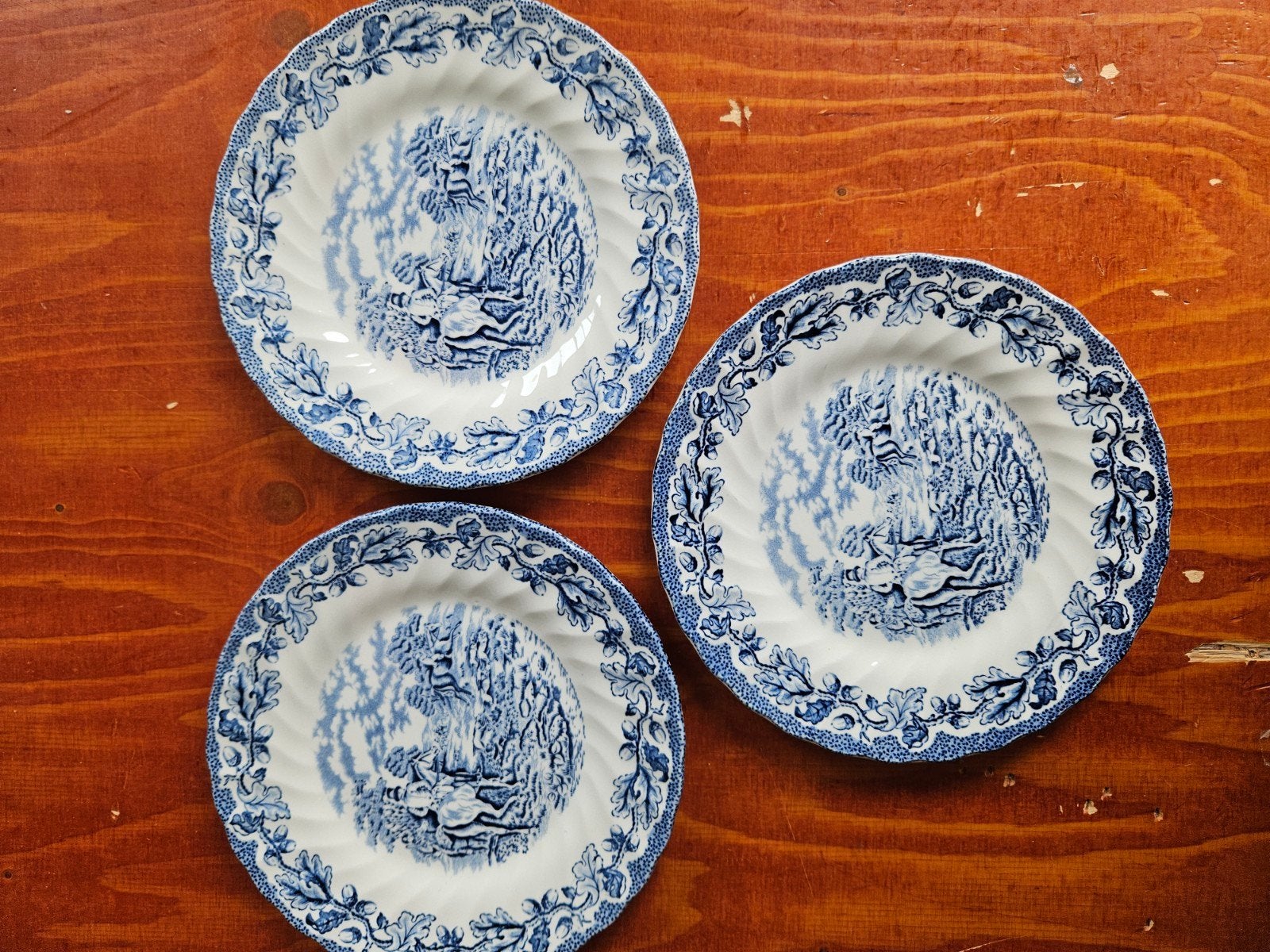 Set van 3 Myott's Country Life borden, Ophalen of Verzenden