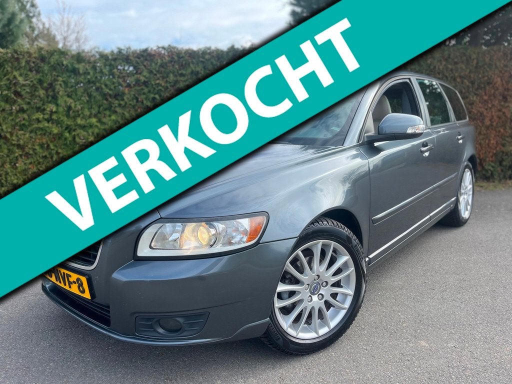 Volvo V50 2.0 Sport NAVIGATIE ECC CRUISE LEER NAP APK !, Auto's, Volvo, Bedrijf, Te koop, V50, ABS, Airbags, Airconditioning, Automatische klimaatregeling