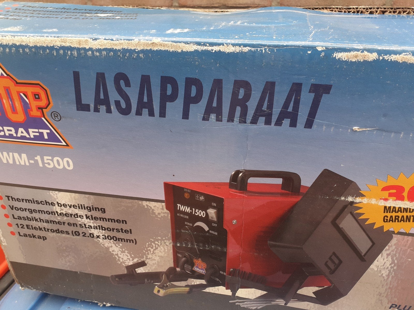lasapparaat 220 volt, Ophalen of Verzenden, Zo goed als nieuw, 150 tot 250 ampère, Elektroden