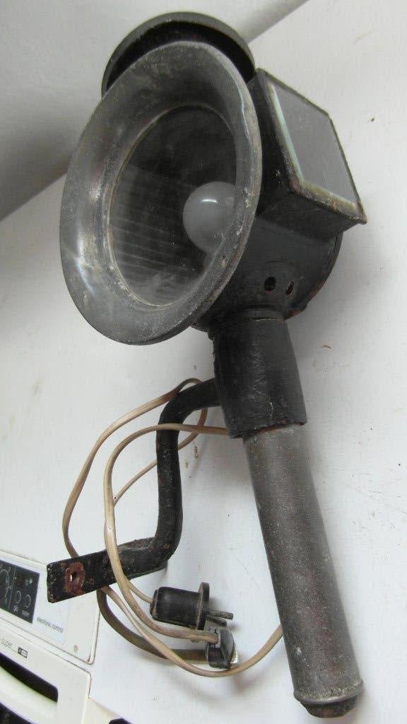 Koetslamp, Tuin en Terras, Ophalen, Gebruikt, Staal, Wandlamp