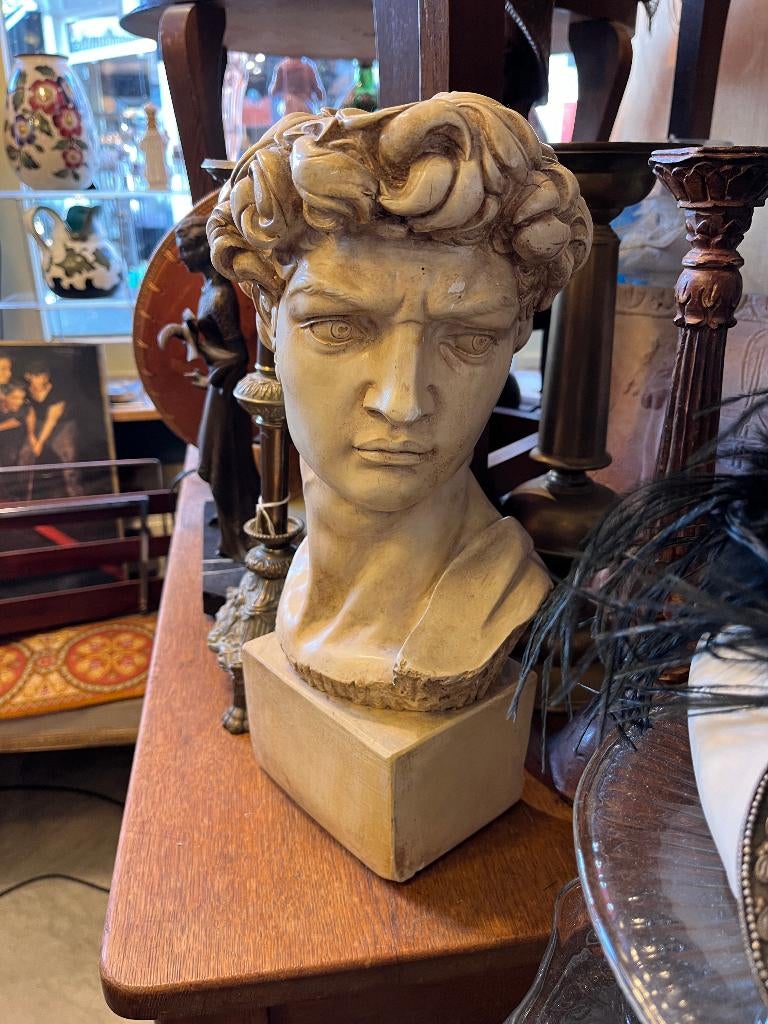 David (Michelangelo) beeld buste, zwaar, Ophalen