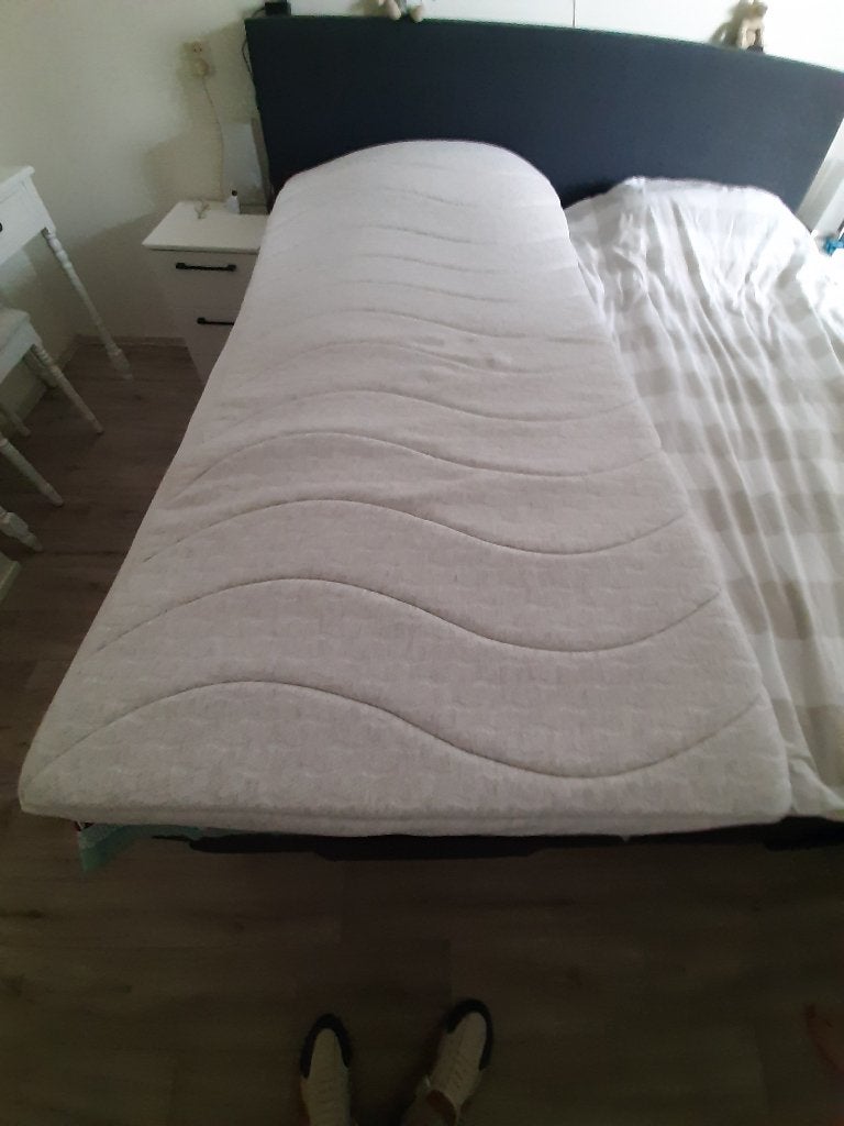 1 Matras-topper, 90 x 200 cm. ZGAN, Ophalen, 90 cm, Eenpersoons, Zo goed als nieuw