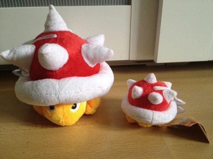 Spiny pluche knuffel van super mario bros (Nieuw met label), Ophalen of Verzenden, Nieuw, Overige typen