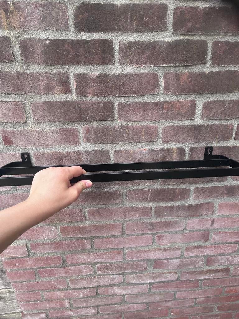 IKEA Handdoekenrek - Nieuwstaat, Huis en Inrichting, Ophalen of Verzenden, Zo goed als nieuw, Zwart, Handdoekenrek