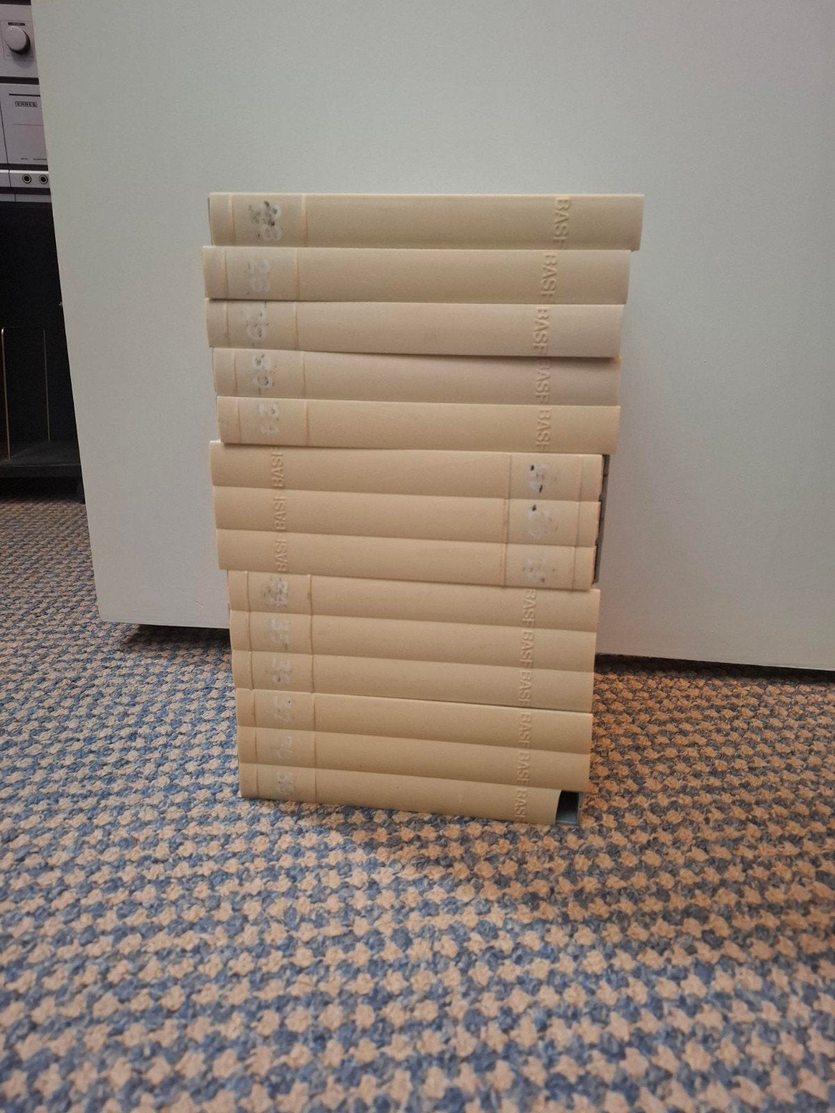 Partij BASF spoelenbanden (13 stuks) in boekcassettes, Gebruikt, 2 t/m 25 bandjes, Overige genres, Ophalen of Verzenden