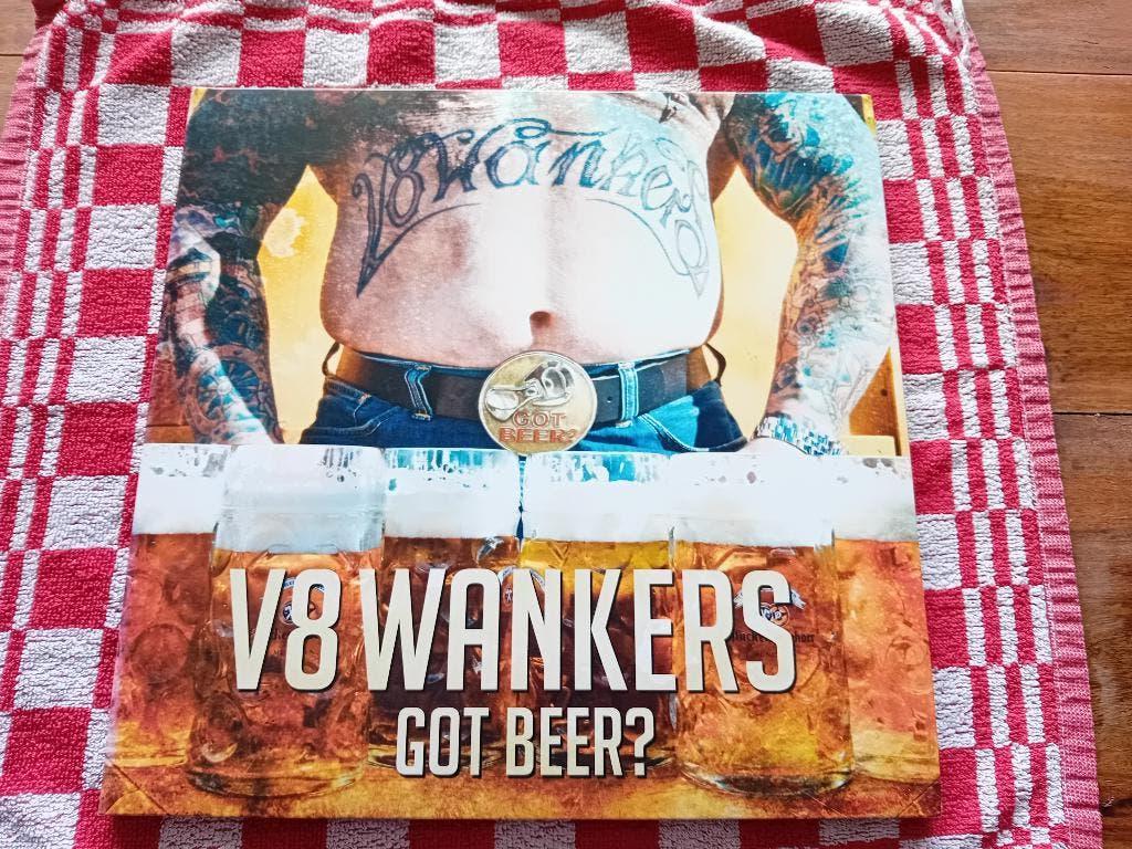 V8Wankers – Got Beer?  vinyl 2013, Cd's en Dvd's, Inclusief binnenhoes, Ophalen of Verzenden, 2010 - 2019, Zo goed als nieuw