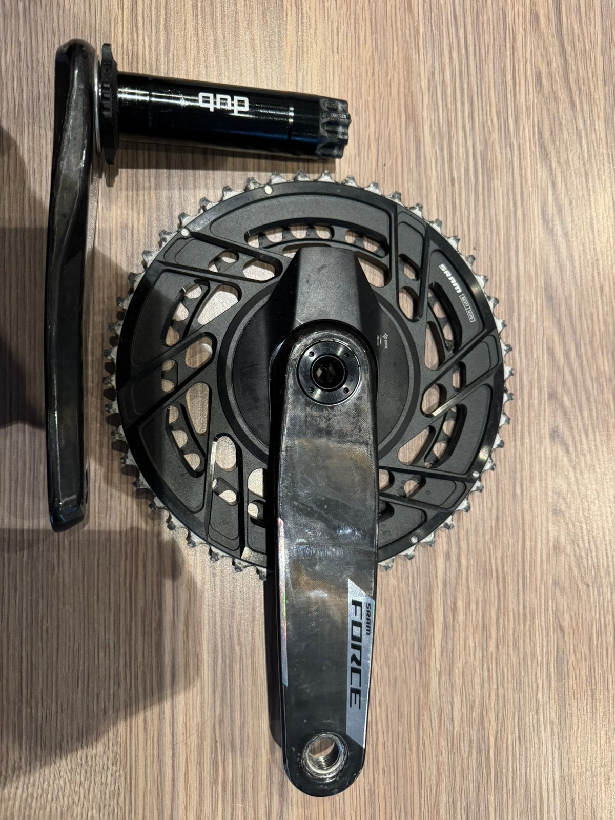 Sram force AXS E1 powermeter crankset, Fietsen en Brommers, Fietsonderdelen, Ophalen, Zo goed als nieuw