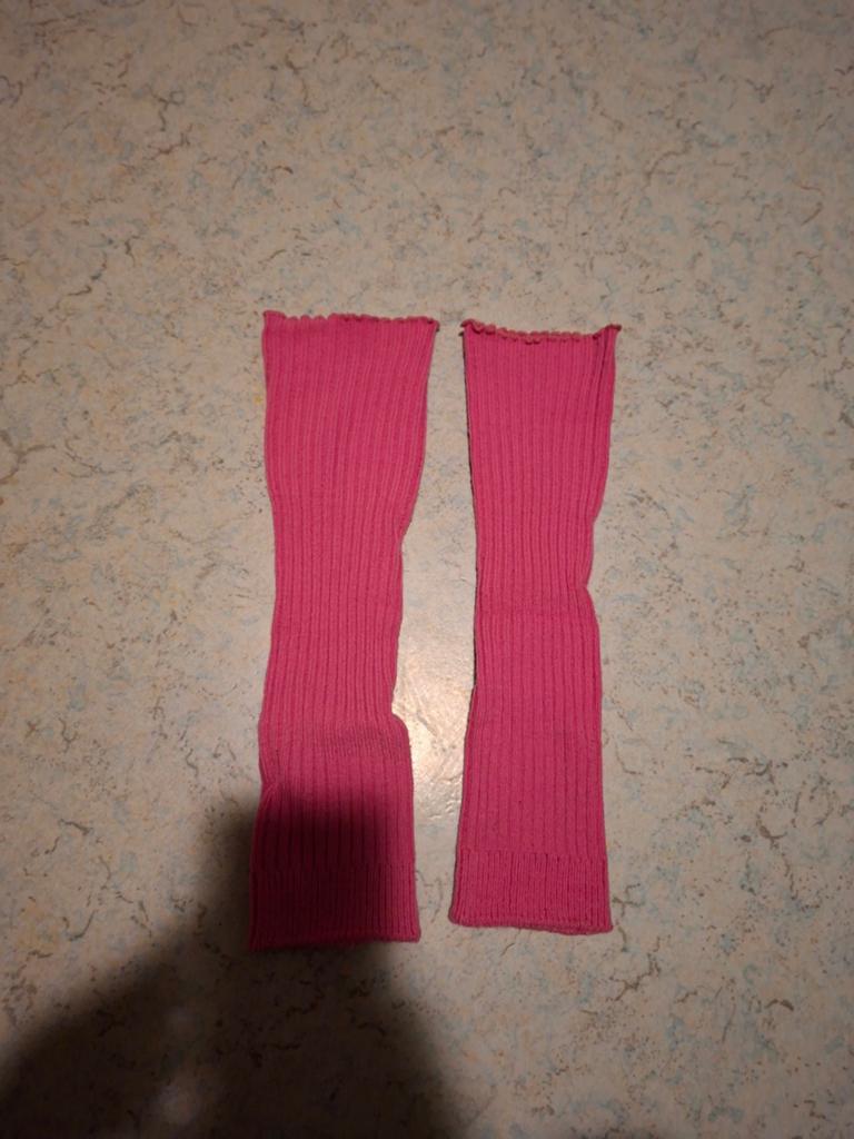 Beenwarmers roze en grijs, Kleding | Dames, Leggings, Maillots en Panty's, Ophalen, Overige kleuren, Overige maten, Onbekend