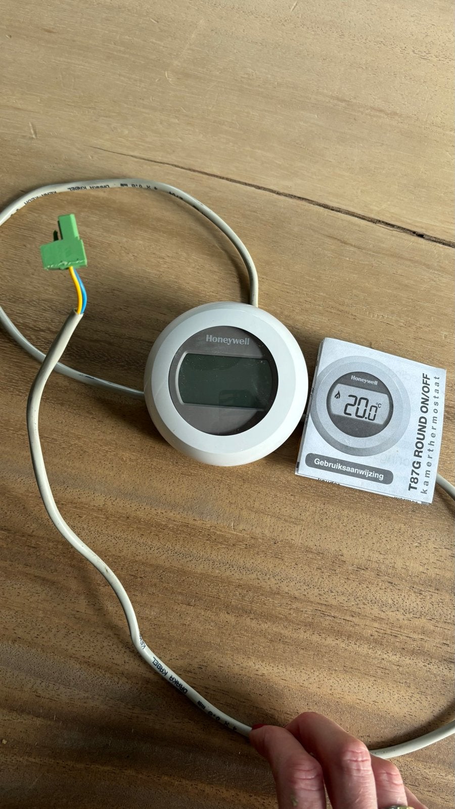 Honeywell T87G Round ON/OFF Kamerthermostaat, Ophalen, Gebruikt