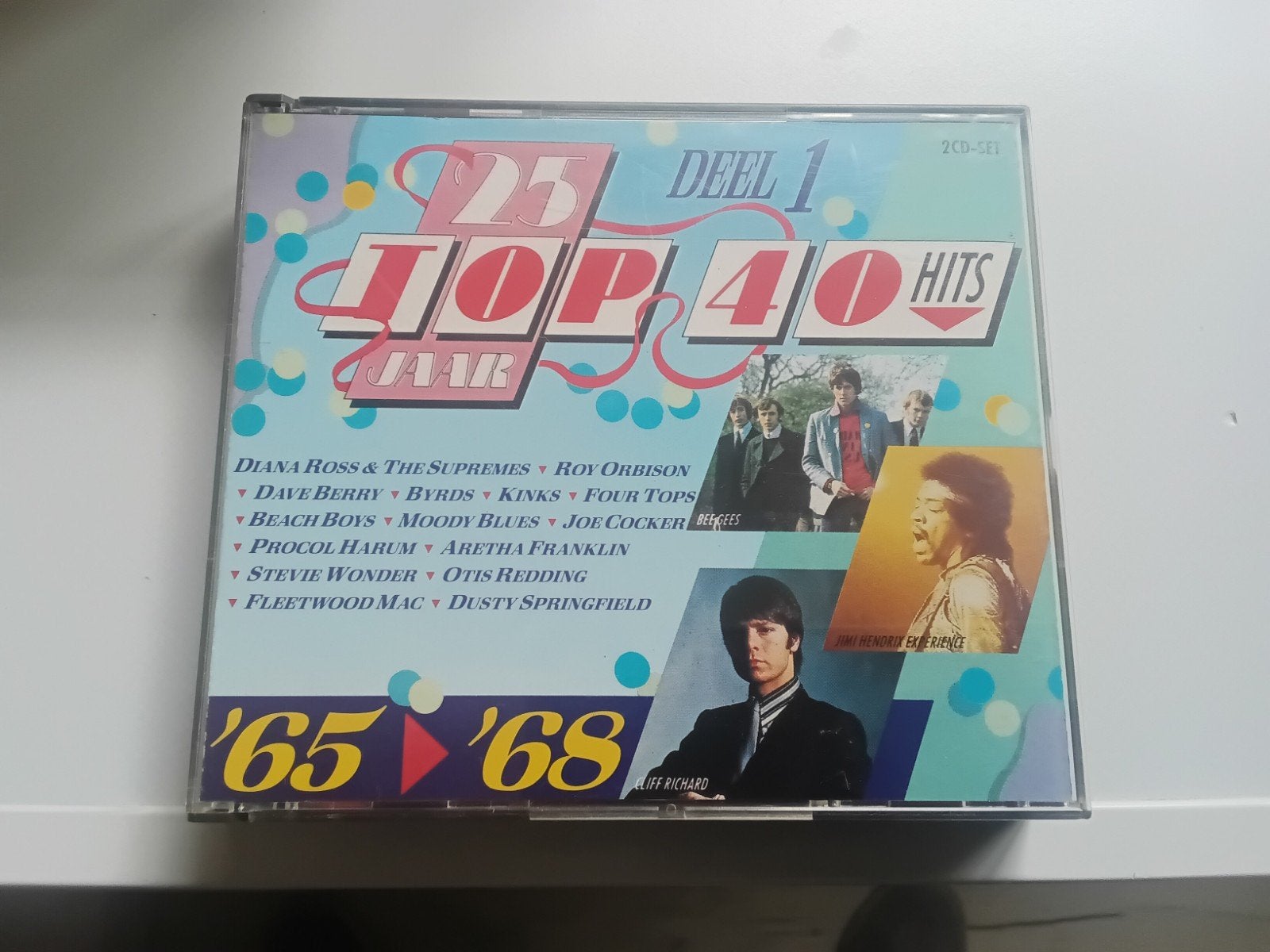 Top 40 Hits jaar '65>'68 -Deel 1 dubbel cd uit 1989, Cd's en Dvd's, Ophalen of Verzenden, Zo goed als nieuw, Pop