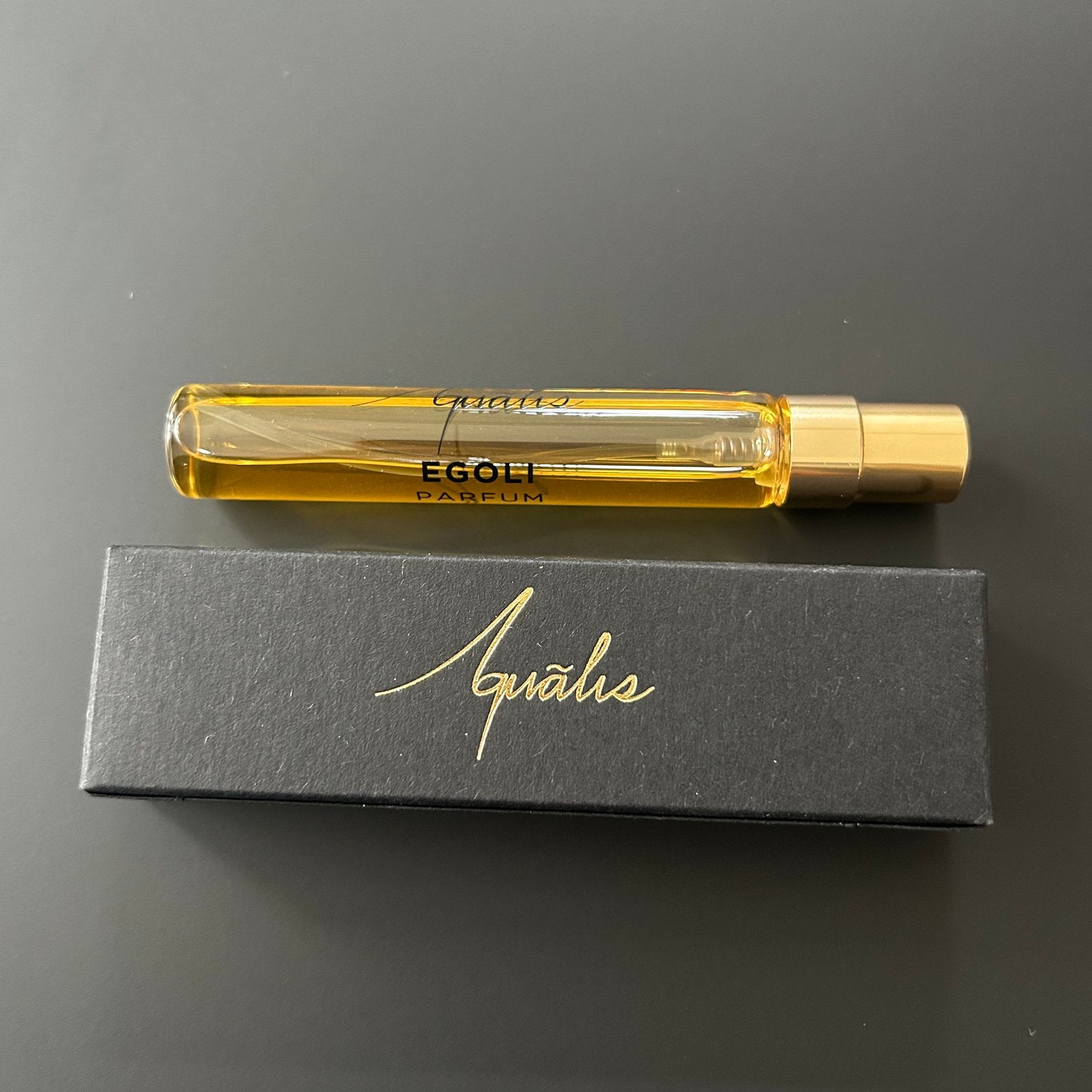Aqualis, Egoli 7,5 ML travelsize niche parfum, Ophalen of Verzenden, Zo goed als nieuw