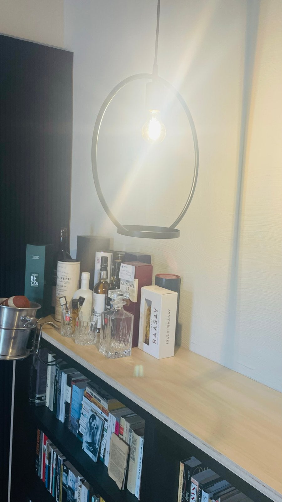 QAZQA Roslini Moderne Hanglamp - Zwart - L 40 cm, Ophalen, Nieuw, Metaal, E27 (groot)