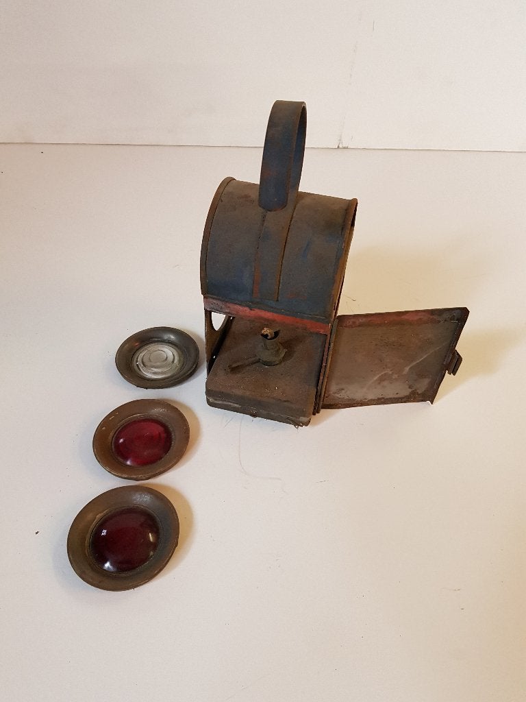 Oude seinlamp / spoorlamp, Ophalen of Verzenden, Gebruikt, Trein, Overige typen