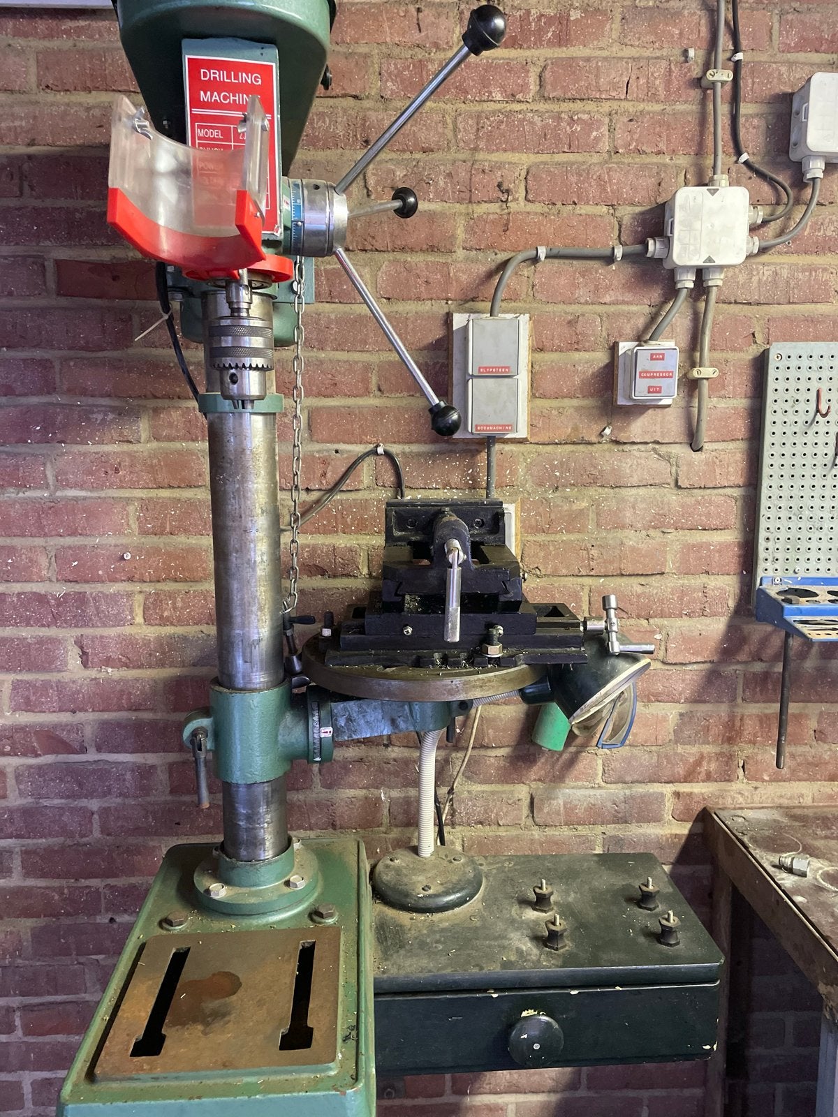Robuuste Kolomboormachine - Perfect voor Werkplaats, Ophalen, Gebruikt, 600 watt of meer, Kolomboormachine