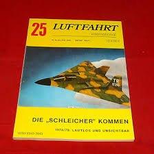 Luftfahrt international - Nr. 25 1978 Die Schleicher kommen, Niet van toepassing, Nieuw, Ophalen of Verzenden, Luchtmacht