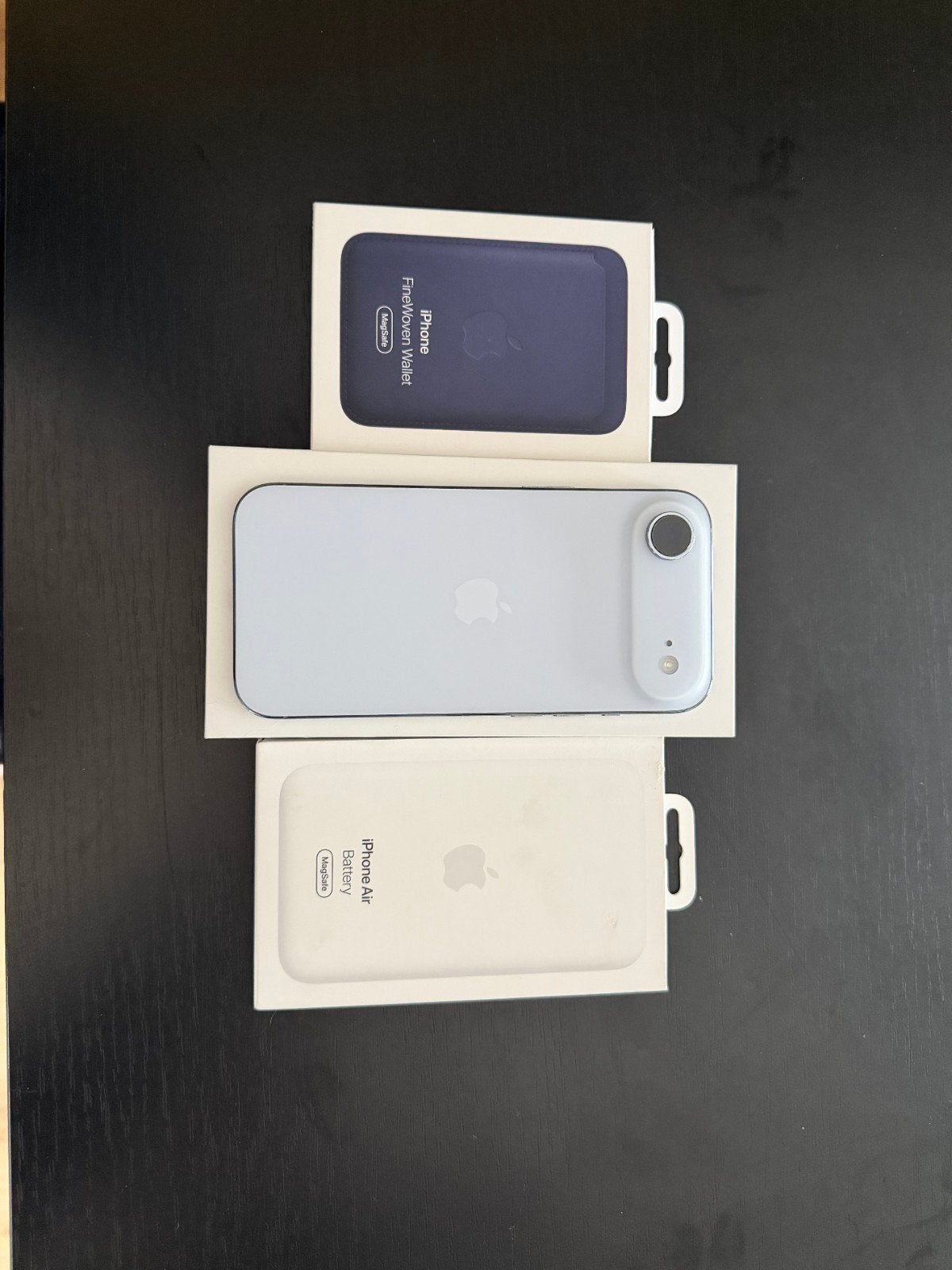 iPhone 17 Air 256gb sky blue + magsafe battery pack + wallet, 256 GB, Ophalen of Verzenden, Zo goed als nieuw, Zonder simlock