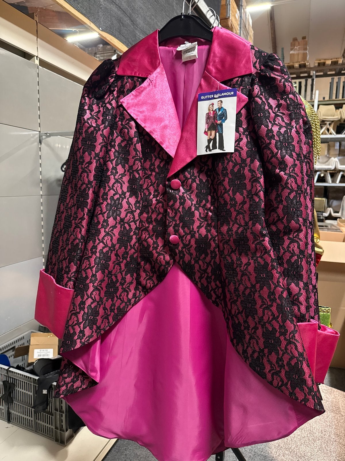 Glitter & Glamour Roze Jasje - Carnavalskleding, Kleding | Dames, Maat 38/40 (M), Carnaval, Nieuw, Ophalen of Verzenden