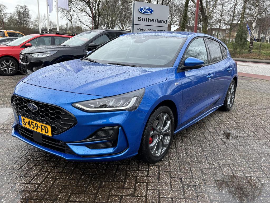 Ford Focus 1.0 EcoBoost Hybrid ST Line X | Bellen voor bezic, Gebruikt, Euro 6, Blauw, Bedrijf