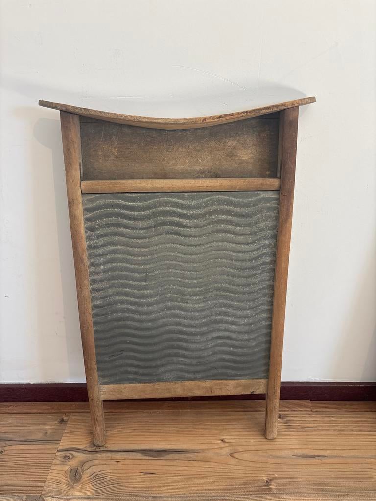 Antiek brocante wasbord - Decoratief en functioneel, Ophalen