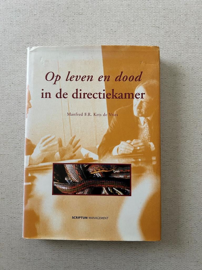 Op leven en dood in de directiekamer, Manfred Kets de Vries, Ophalen, Maatschappij en Samenleving, Manfred Kets de Vries, Zo goed als nieuw