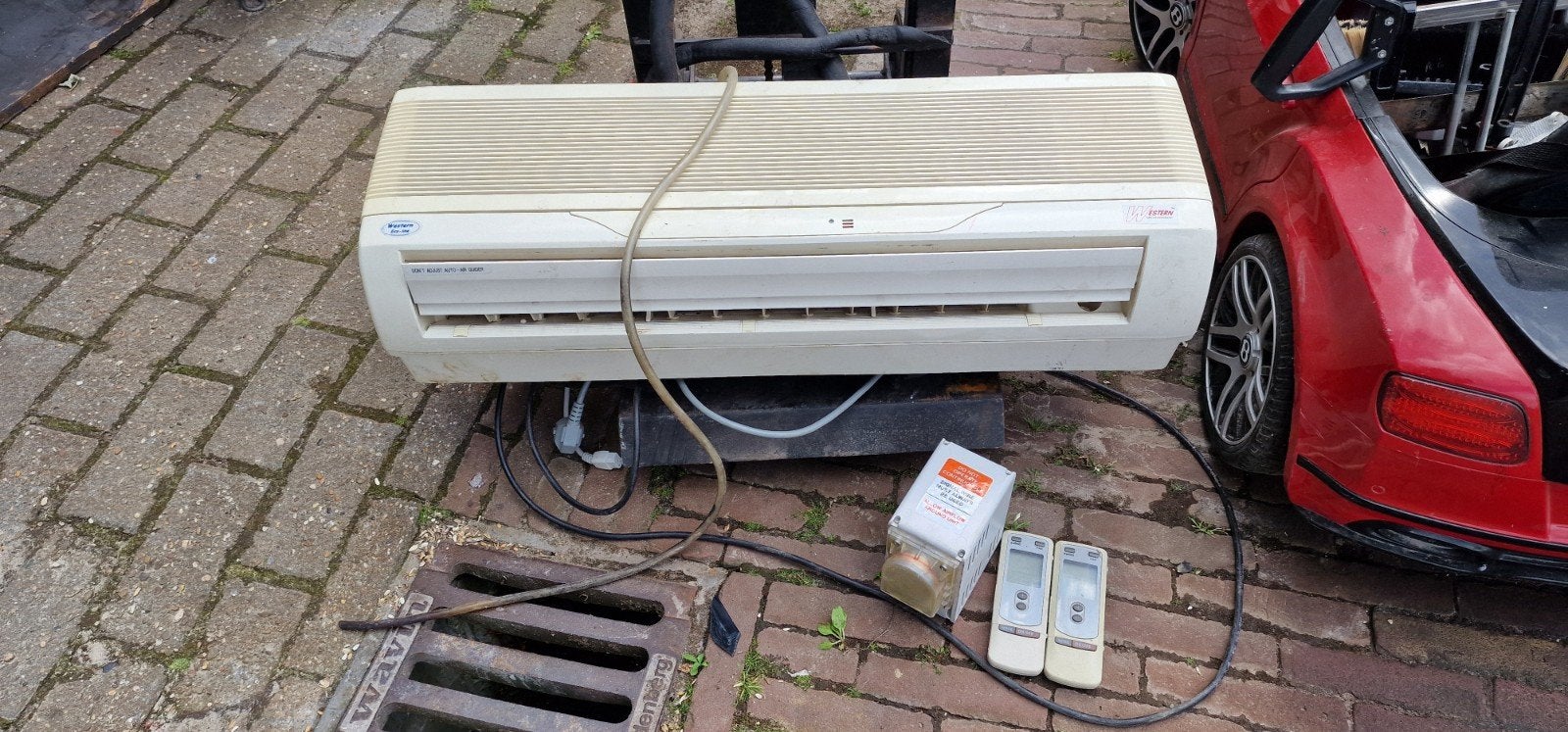 Airco onderdelen - werking onbekend, Ophalen of Verzenden, Niet werkend, Wandairco, Afstandsbediening