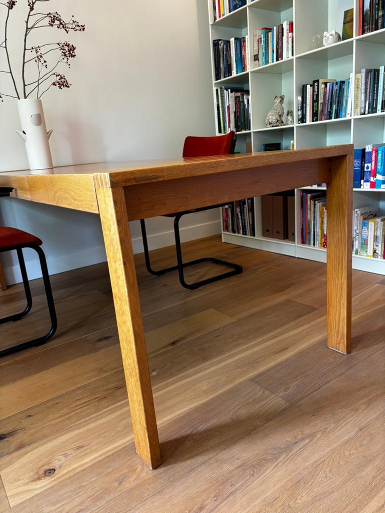 Pastoe eettafel uitschuifbaar, Ophalen, Gebruikt, Eikenhout, 50 tot 100 cm