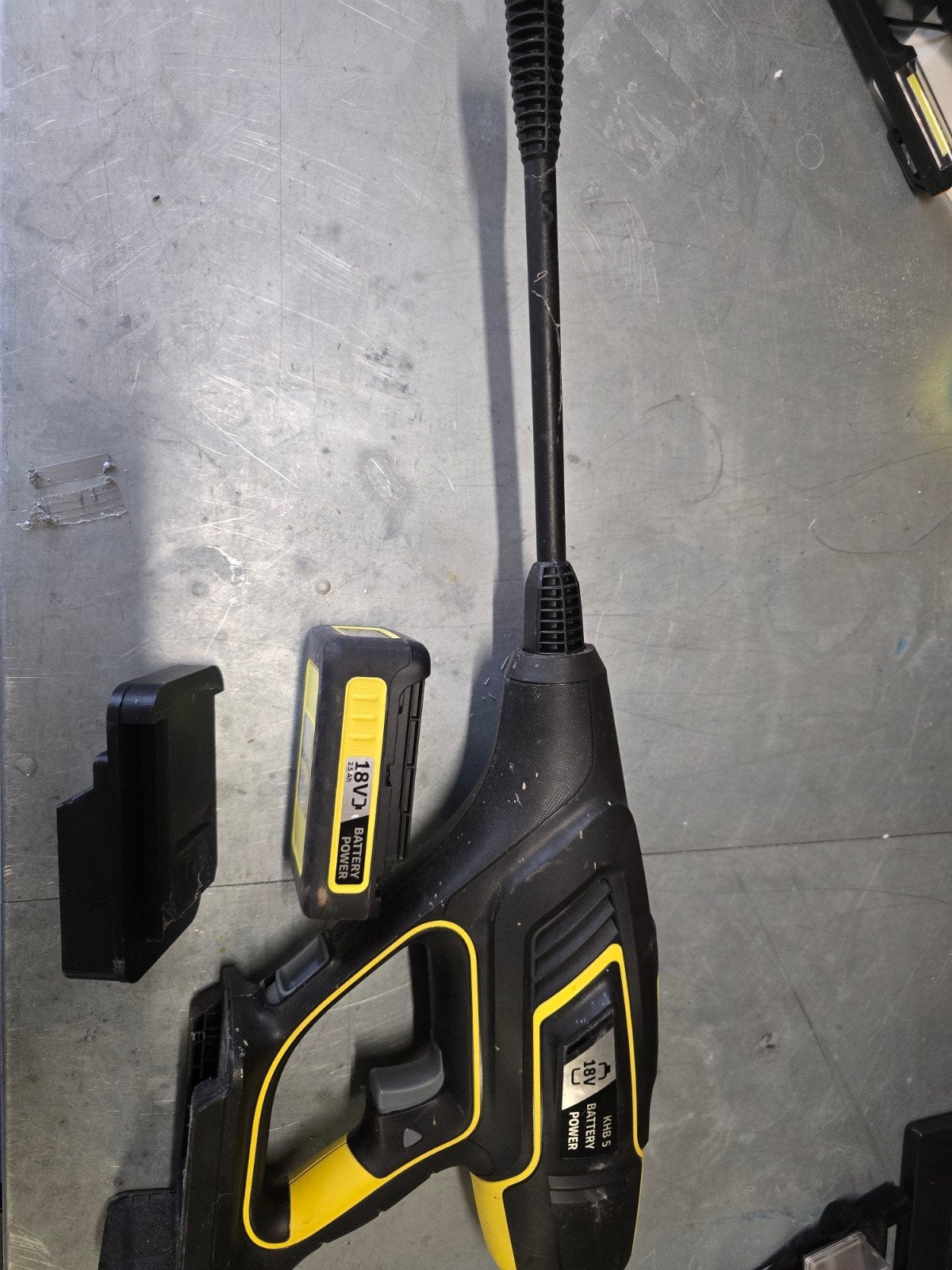 Karcher KHB5 Hogedruk reiniger met Makita adapter, Ophalen of Verzenden, Zo goed als nieuw, Accu, Karcher terras reiniger