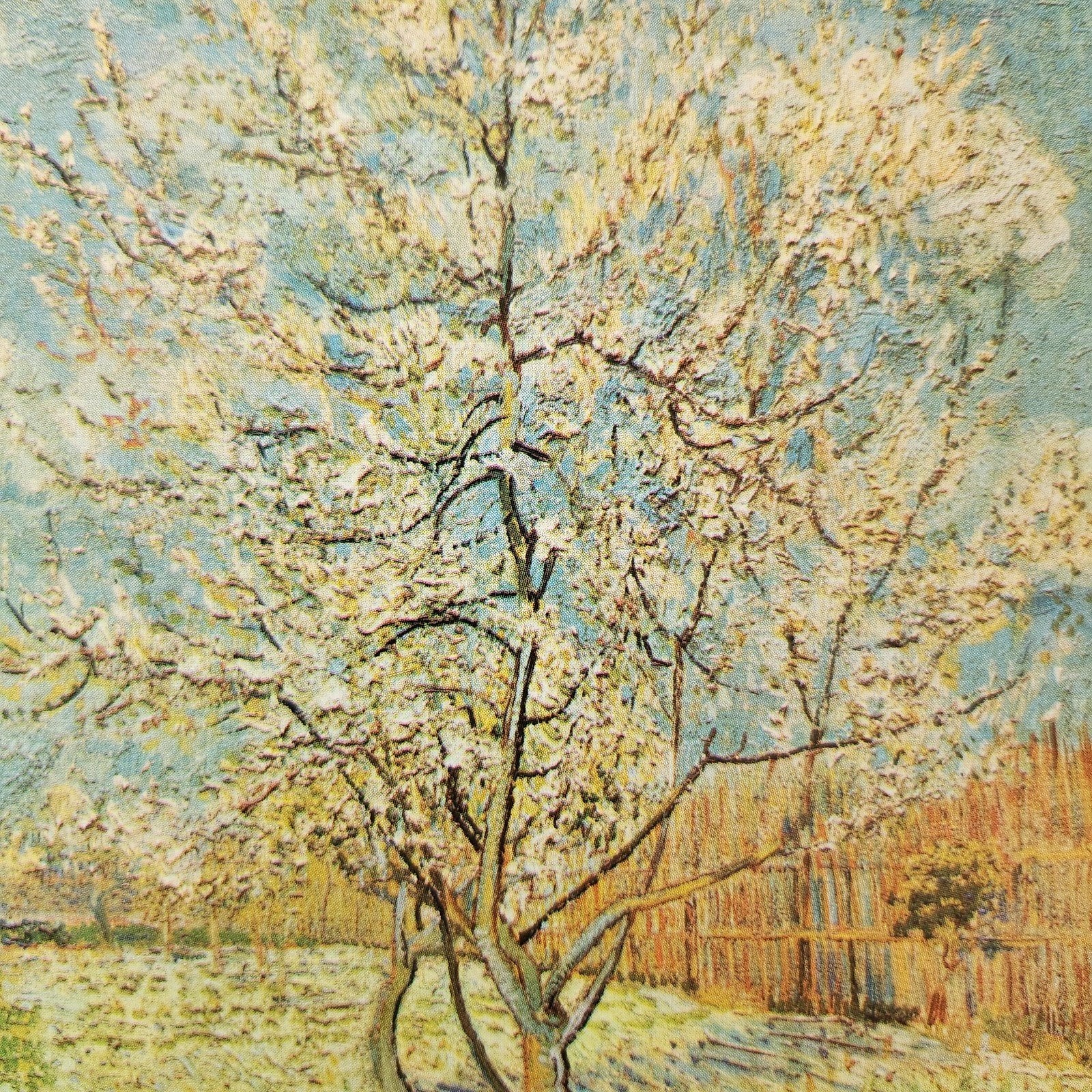Kunstkaart Vincent van Gogh - Bloeiende Perzikboom, Verzenden, 1980 tot heden, Ongelopen, Cultuur en Media