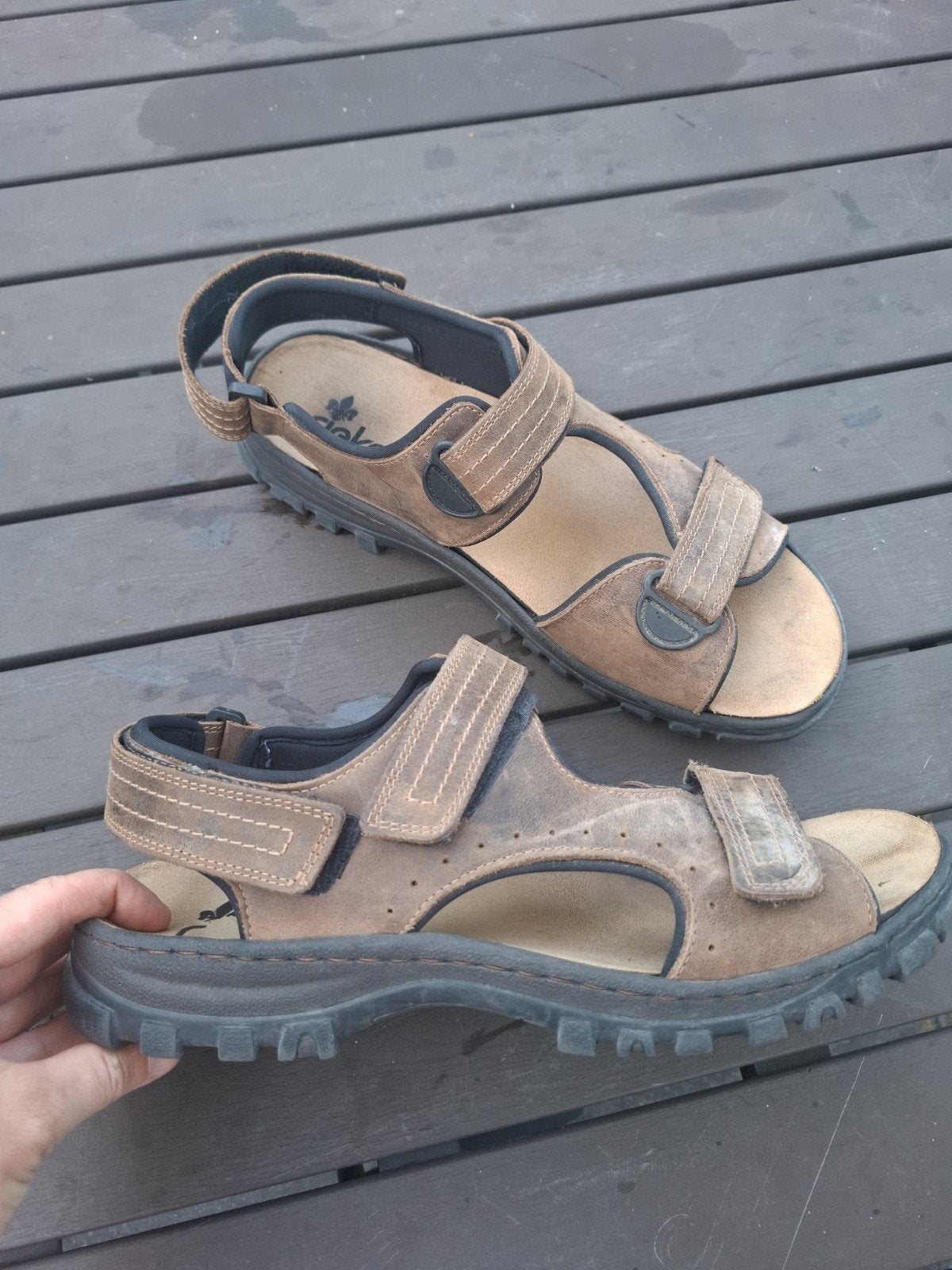 Rieker heren sandalen maat 47 - Zeer goede staat, Ophalen of Verzenden