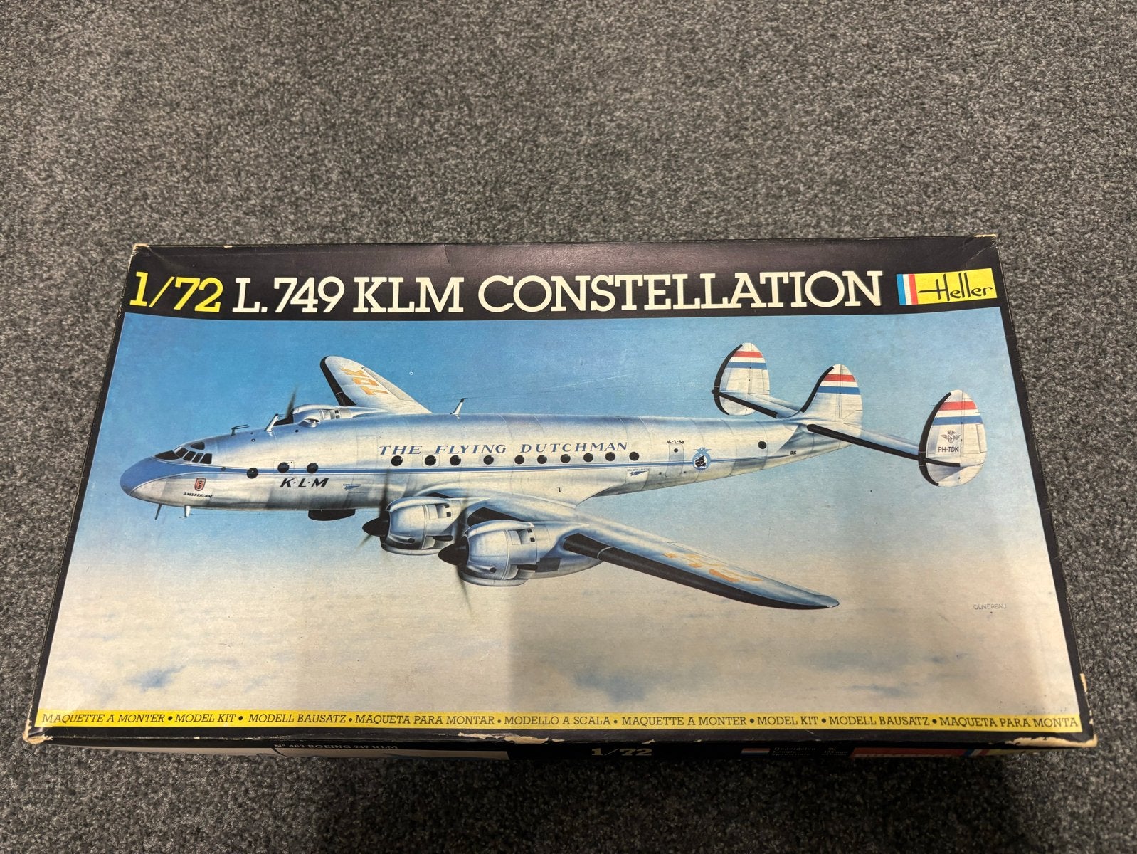Heller 1/72 L.749 K.L.M. Constellation modelbouwkit, Hobby en Vrije tijd, 1:72 tot 1:144, Nieuw, Ophalen of Verzenden, Vliegtuig