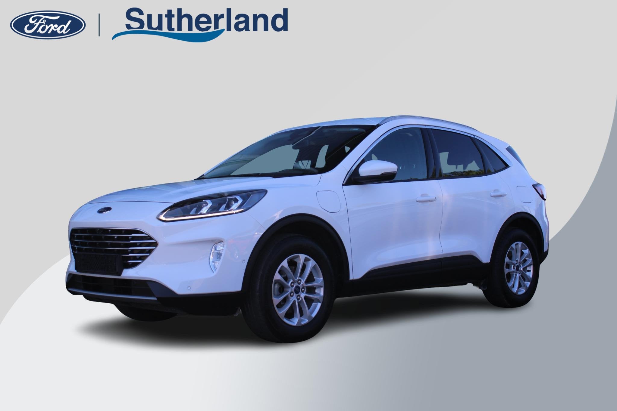 Ford Kuga 2.5 PHEV Titanium | Stoel + Stuurverwarming | Adap, Auto's, Ford, Gebruikt, Euro 6, 4 cilinders, Wit