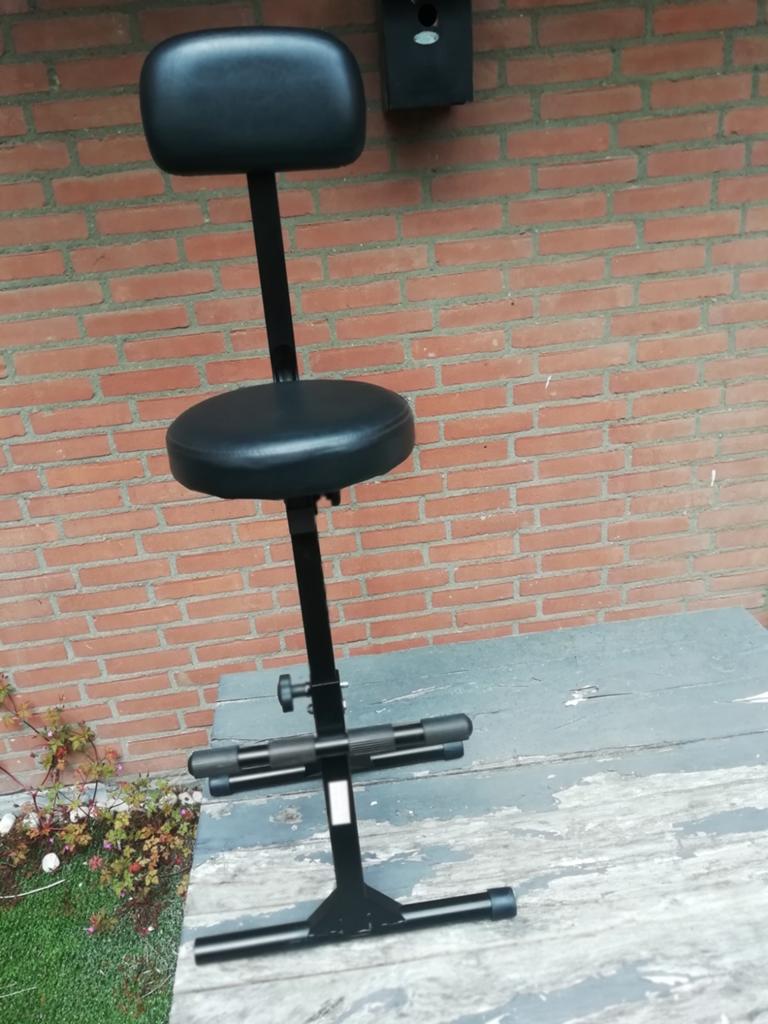 Stagg MT-300 Muzikantenstoel - Comfortabel & Verstelbaar, Ophalen