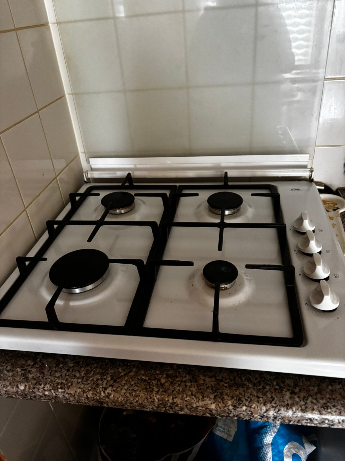 Te koop gas  kookplaat, Witgoed en Apparatuur, Ophalen, Gebruikt, 4 kookzones, Gas