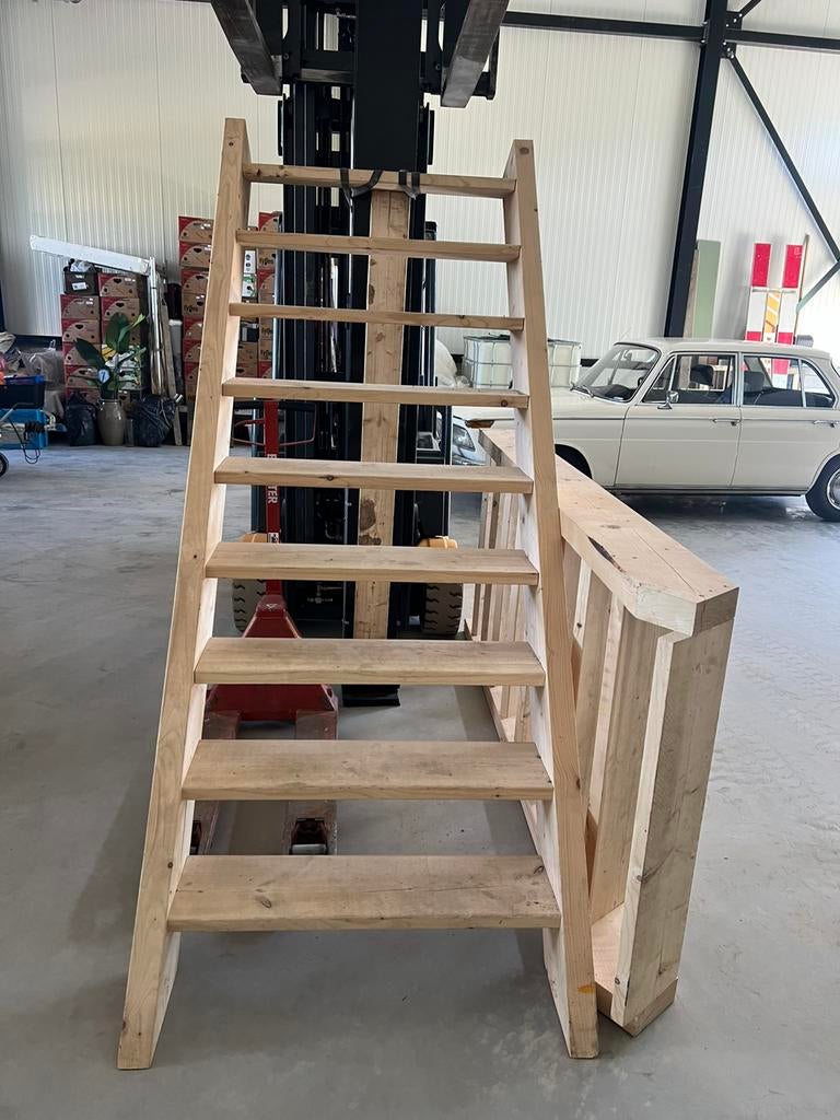 Houten trap, Ophalen, Gebruikt, 2 tot 4 meter