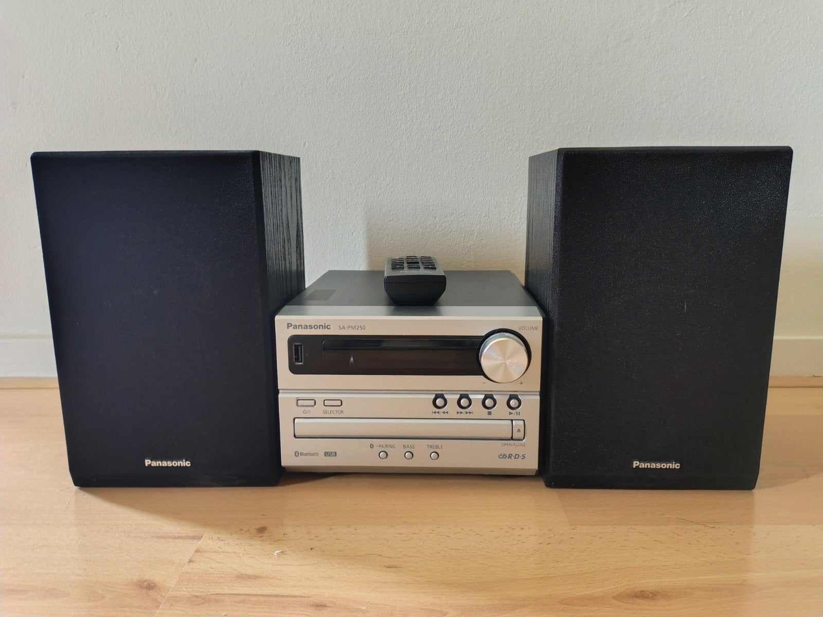 Panasonic micro set SA-PM250  stereo set bijna gratis, Gebruikt, Tuner of Radio, Microset, Ophalen
