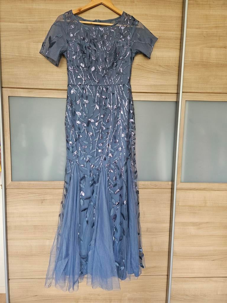 Prachtige blauwe galajurk maat S van Ever Pretty, Kleding | Dames, Gelegenheidskleding, Galajurk, Blauw, Ever Pretty, Ophalen of Verzenden