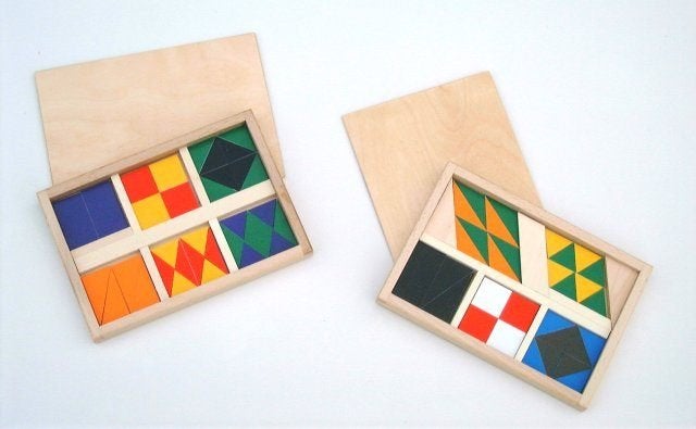 Mozaïkdoos fröbel, Ophalen, Nieuw, Puzzelen