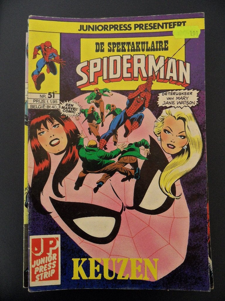 De Spektakulaire Spiderman. Nr 51 en 52., Gelezen, Europa, Ophalen of Verzenden, Meerdere comics