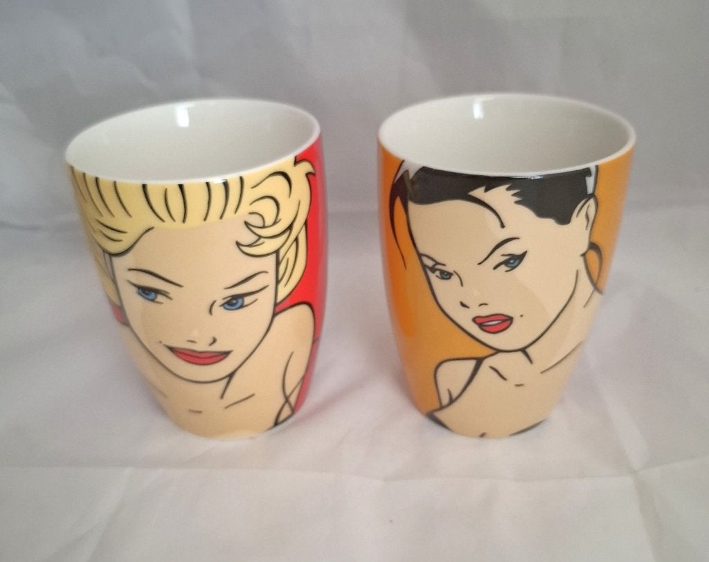 Luc Verschuuren Vintage Popart Mokken, Ophalen of Verzenden