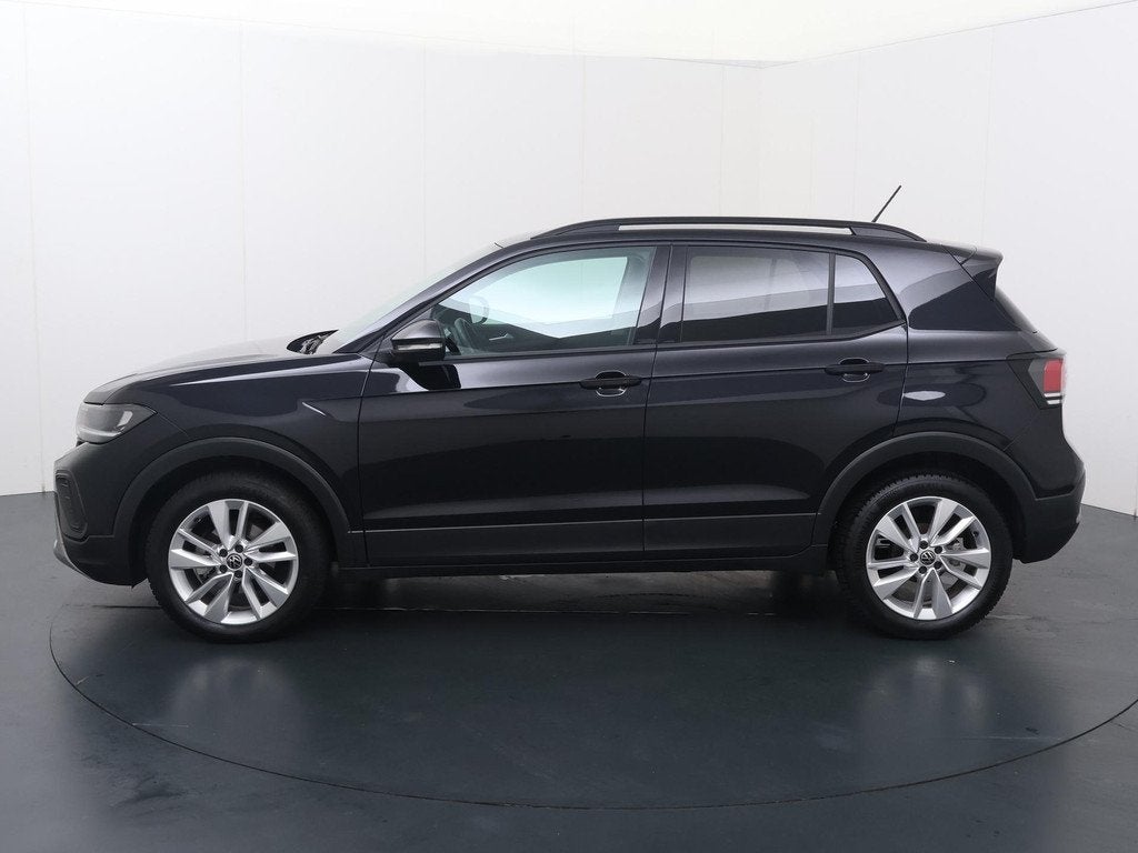 Volkswagen T-Cross 1.0 TSI Life Edition | 116 PK | Automaat, Auto's, Volkswagen, 12 maanden, Gebruikt, 116 pk, Zwart