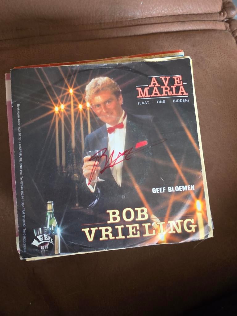 Bob Vrieling - Ave Maria (Laat Ons Bidden) Single, Cd's en Dvd's, Ophalen of Verzenden, Gebruikt, 7 inch, Nederlandstalig