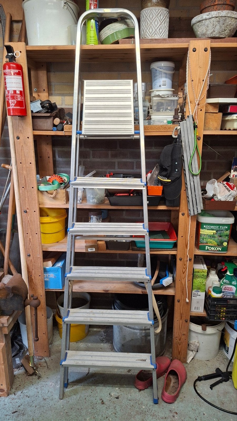 3 verschillende ladders (nog 2 beschikbaar), Ophalen, Gebruikt, Ladder, Opvouwbaar of Inschuifbaar