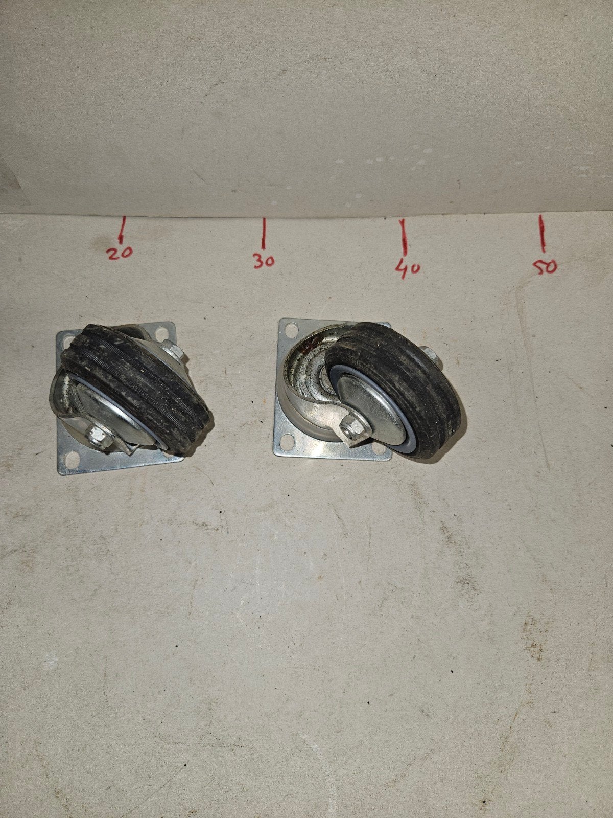 2x Zwenkwiel, Ophalen of Verzenden, Gebruikt