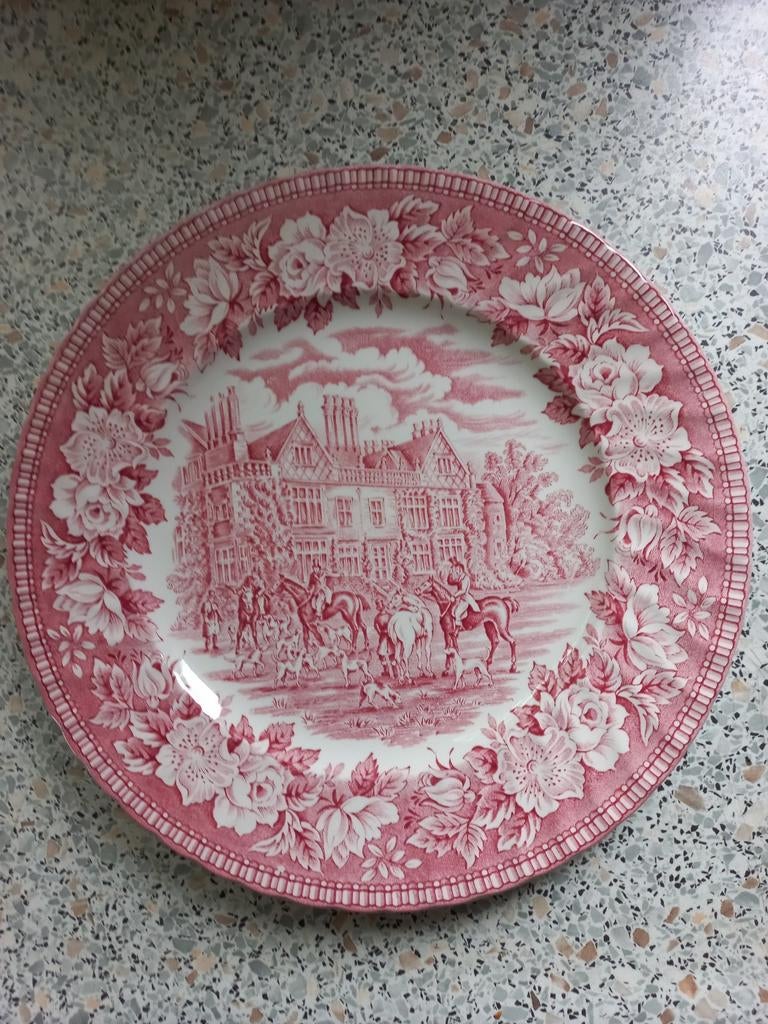 Antiek bord - England's Heritage - Ironstone, Antiek en Kunst, Antiek | Porselein, Ophalen of Verzenden