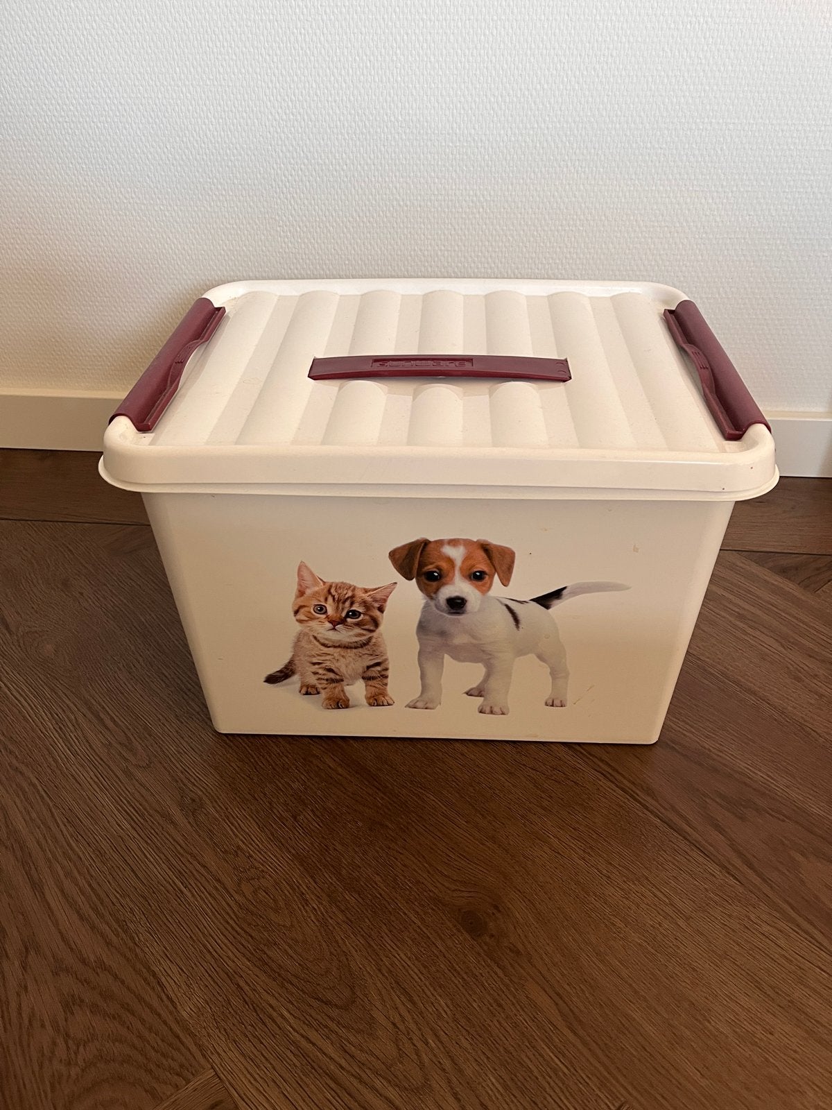 Sunware Q-line Pet Storage Box (22L) + Inzet & Accessoires, Ophalen of Verzenden