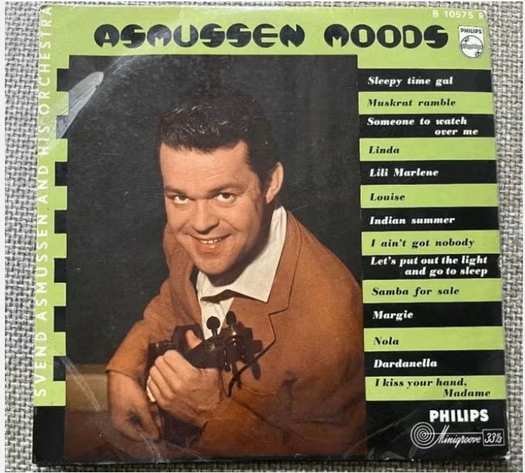 LP 10 inc Svend Asmussen And his Orchesta Asmussen Moods, LP, Ophalen of Verzenden, Zo goed als nieuw, 12 inch